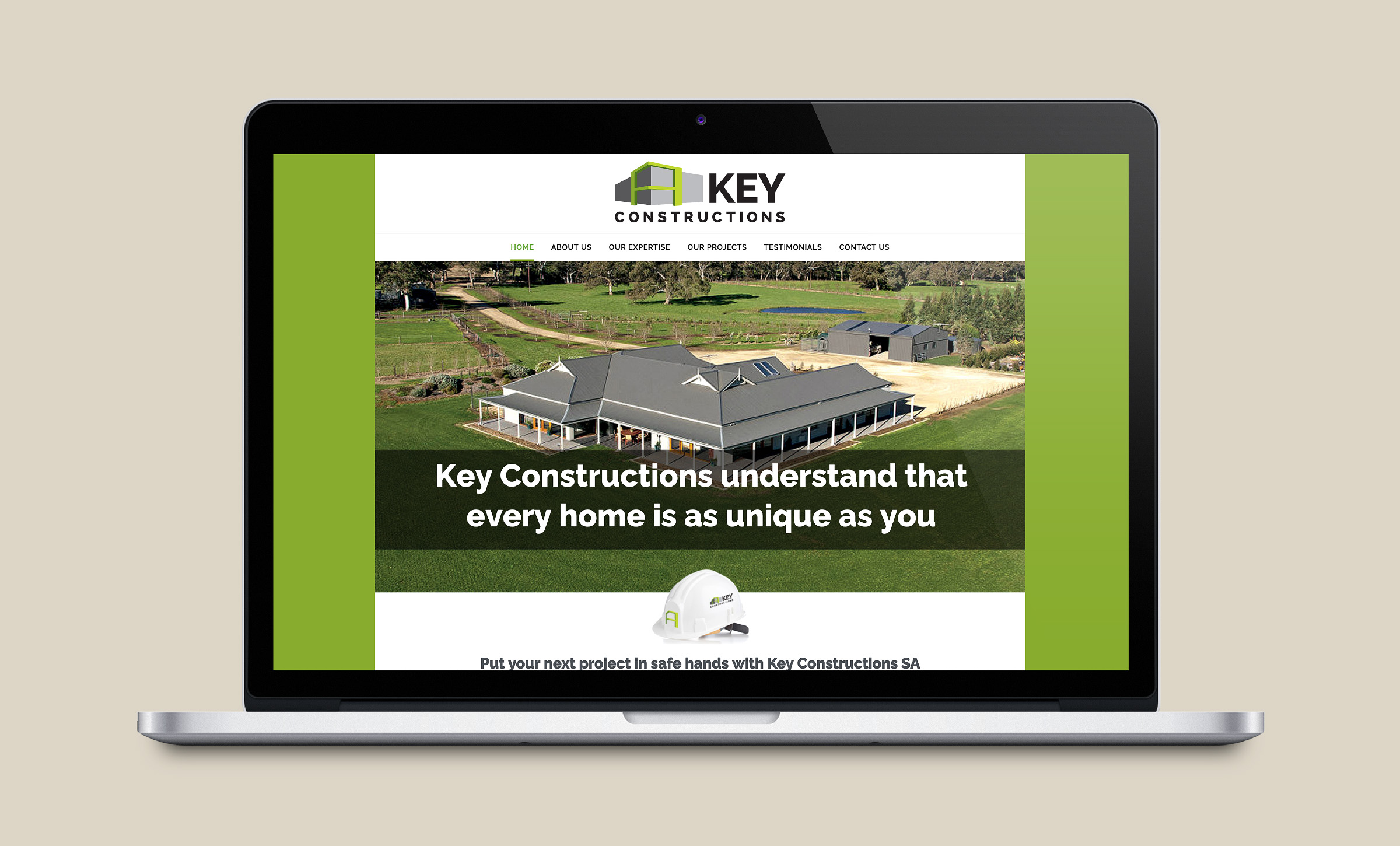 Key Constructions Website Development